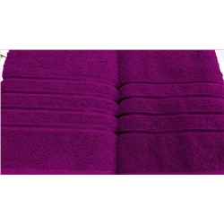 Полотенце махровое "Ленточка" цвет фиолетовый