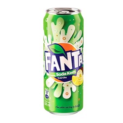 Газированный напиток Fanta Soda Kem со вкусом крем-сода, 330 мл