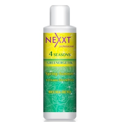 Nexprof шампунь Professional Greenergetik 4 Seasons Spring-Summer VITAmin витаминный для волос весна-лето, 200 мл