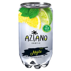 Газированный напиток Aziano со вкусом мохито, 350 мл