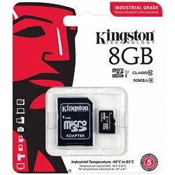Микро-флэшкарта MicroSD Kingston Class 10 8GB