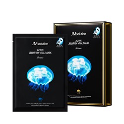 JM SOLUTION ACTIVE JELLYFISH VITAL MASK 33ml Ультратонкая тканевая маска с экстрактом медузы 33мл