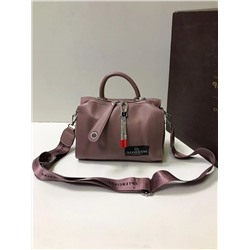 Женская сумка Экокожа с широким ремнем розовый