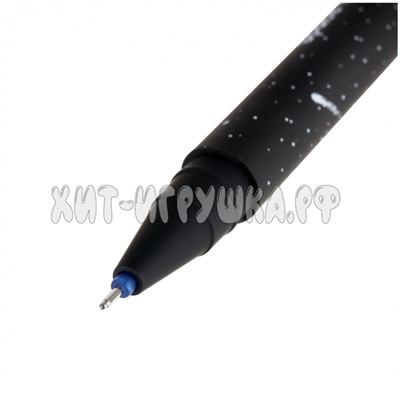 Ручка гелевая стираемая синяя, 0,5 мм, софт-тач "Space Traveler" в ассортименте MESHU MS_54124, MS_54124