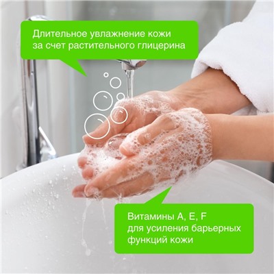 Мыло жидкое для мытья рук  и тела Мелисса и ромашка, чистота и ультразащита 99,9%"  SYNERGETIC 3,5л