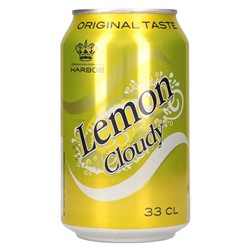 Газированный напиток Harboe Lemon Cloudy со вкусом лимона, 330 мл