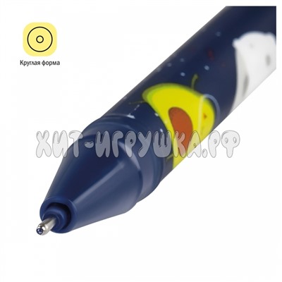 Ручка гелевая стираемая синяя, 0,35 мм "Космические приключения" в ассортименте ArtSpace EG_95243, EG_95243