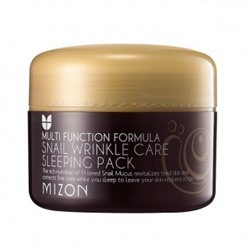 Ночная улиточная маска Mizon Snail Wrinkle Care Sleeping Pack, 80ml