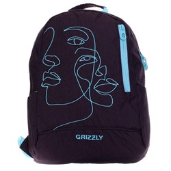 Рюкзак молодежный, Grizzly RD-047, 45x32x13 см, эргономичная спинка, отделение для ноутбука
