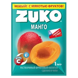 Растворимый напиток Zuko со вкусом манго, 25 г