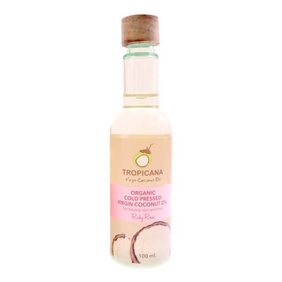 [TROPICANA] Масло для кожи и волос РУБИНОВАЯ РОЗА Organic Cold Pressed Virgin Coconut Oil Ruby Rose, 100 ml