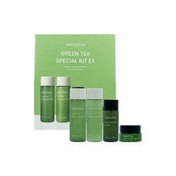 Innisfree Набор увлажняющих миниатюр с зеленым чаем Green tea Special Kit EX 4 Items
