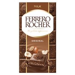 Молочный шоколад Ferrero Rocher Milk, 90 г