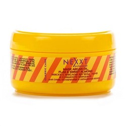 Nexxt Маска для волос с маслом арганы, льна и сладкого миндаля, 200 мл