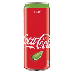 Газированный напиток Coca-Cola Lime со вкусом лайма, 330 мл