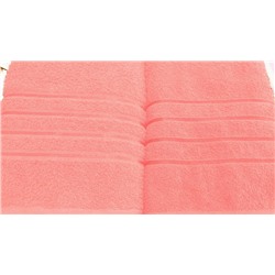 Полотенце махровое "Ленточка" цвет розовый десерт