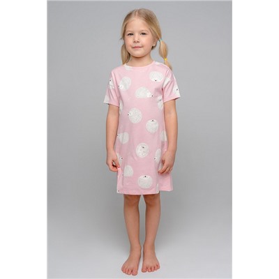 К 1148/розовый зефир,ежики сорочка для девочки