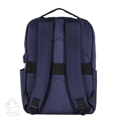 Рюкзак мужской текстильный 2028-1S blue S-Style