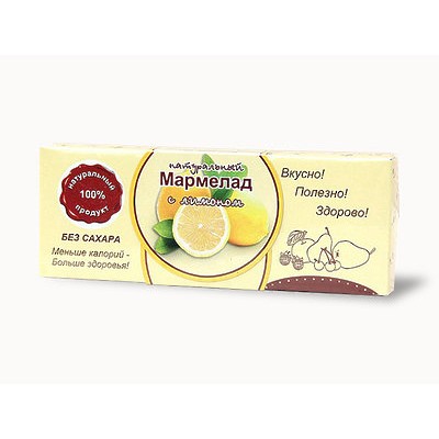 Мармелад натуральный "Лимон" 140г