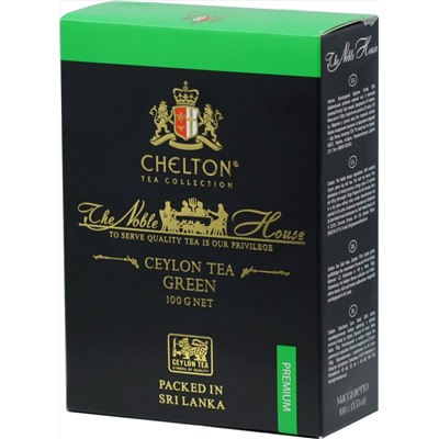 CHELTON. Благородный дом. Green Tea 100 гр. карт.пачка