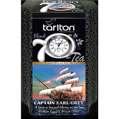 TARLTON. Tea Time. Captain Earl Grey 200 гр. жест.банка