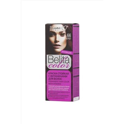 Белита-М Belita Color Стойкая краска с витаминами для волос тон №6.66 Бордо