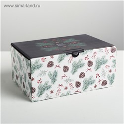 Коробка‒пенал «Winter time», 22 × 15 × 10 см