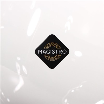 Набор бокалов стеклянных для вина Magistro «Иллюзия», 550 мл, 10×24 см, 6 шт