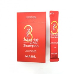 Восстанавливающий профессиональный шампунь с керамидами Masil 3 Salon Hair CMC Shampoo 8 мл