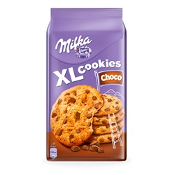 Печенье Milka XL Cookies Choco с кусочками шоколада, 184 г