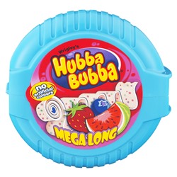 Жевательная резинка Wrigley's Hubba Bubba Mega Long ягодный микс, 56 г