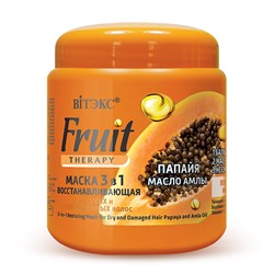 Витэкс Fruit Therapy Маска восстанавливающая 3 в 1 для сухих и поврежденных волос 450мл