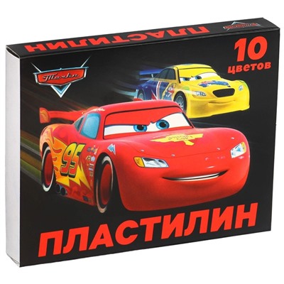 Пластилин 10цв 150г Тачки