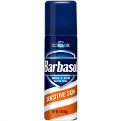 Мини-Пена для бритья Barbasol Sensitive Skin (57г) USA