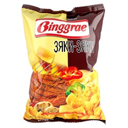 Чипсы Binggrae Зяки-Зяки с пикантным вкусом жареной говядины, 50 г