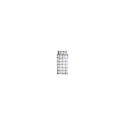 NORDRUTA НОРДРУТА, Пододеяльник и наволочка, серый/синий, 150x200/50x70 см