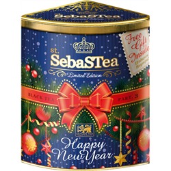 SebaSTea. Новый год. Happy New Year Blue Black Tea Part 3 125 гр. жест.банка