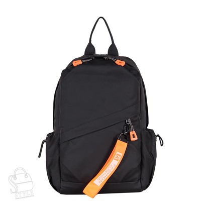 Рюкзак мужской текстильный 2313SM black S-Style