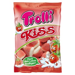 Жевательный мармелад Trolli Kiss со вкусом клубники, 200 г
