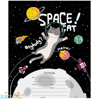 Тетрадь 12 л. кл. Космос. Fantastic space в ассортименте ArtSpace Т12к_29818, Т12к_29818