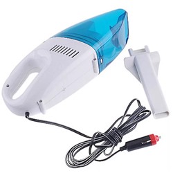 Автомобильный пылесос High Power Vacuum Cleaner Portable белый/голубой