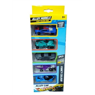 Набор машинок Hot Wheel 5в1 супергерои Alloy Car