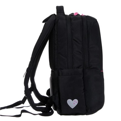 Рюкзак школьный, Grizzly RG-166, 39x26x17 см, эргономичная спинка, отделение для ноутбука, «Яблоко»