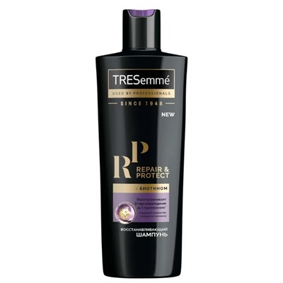 Шампунь для волос TRESemmé Repair & Protect With Biotin Shampoo с Биотином, 400 мл (Восстанавливающий)