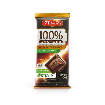 Шоколад горький без сахара, 72% "Чаржед"