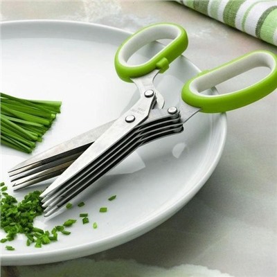 Ножницы для нарезки зелени 5 лезвий