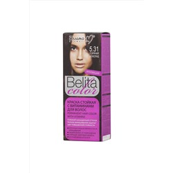 Белита-М Belita Color Стойкая краска с витаминами для волос тон №5.31 Горячий шоколад