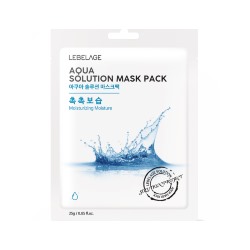 [LEBELAGE] Маска для лица тканевая МОРСКАЯ ВОДА Aqua Solution Mask Pack, 25 г