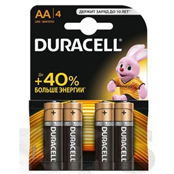 Батарейки Duracell LR06 АА 4шт