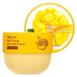 Крем для лица и тела с маслом манго FARMSTAY Real Mango All-in-One Cream, 300 мл.